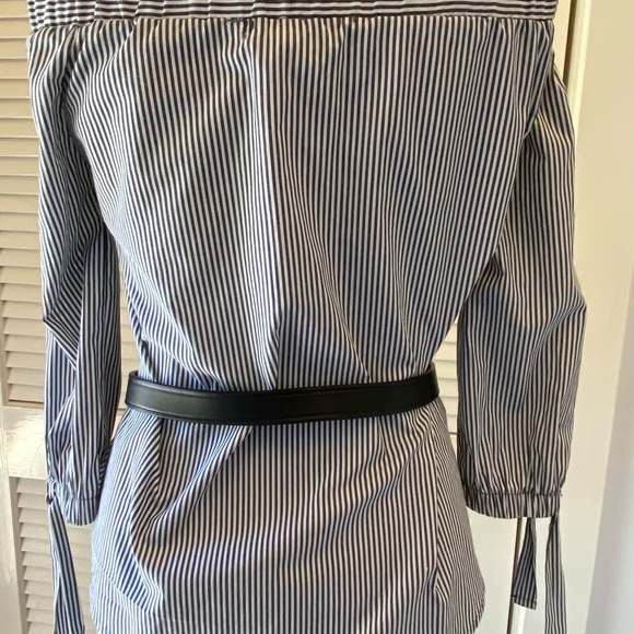 Potter’s Pot Stripe Off the Shoulder Top - Picture 10 of 11